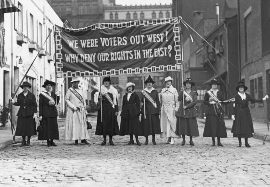 Women's Suffrage protest